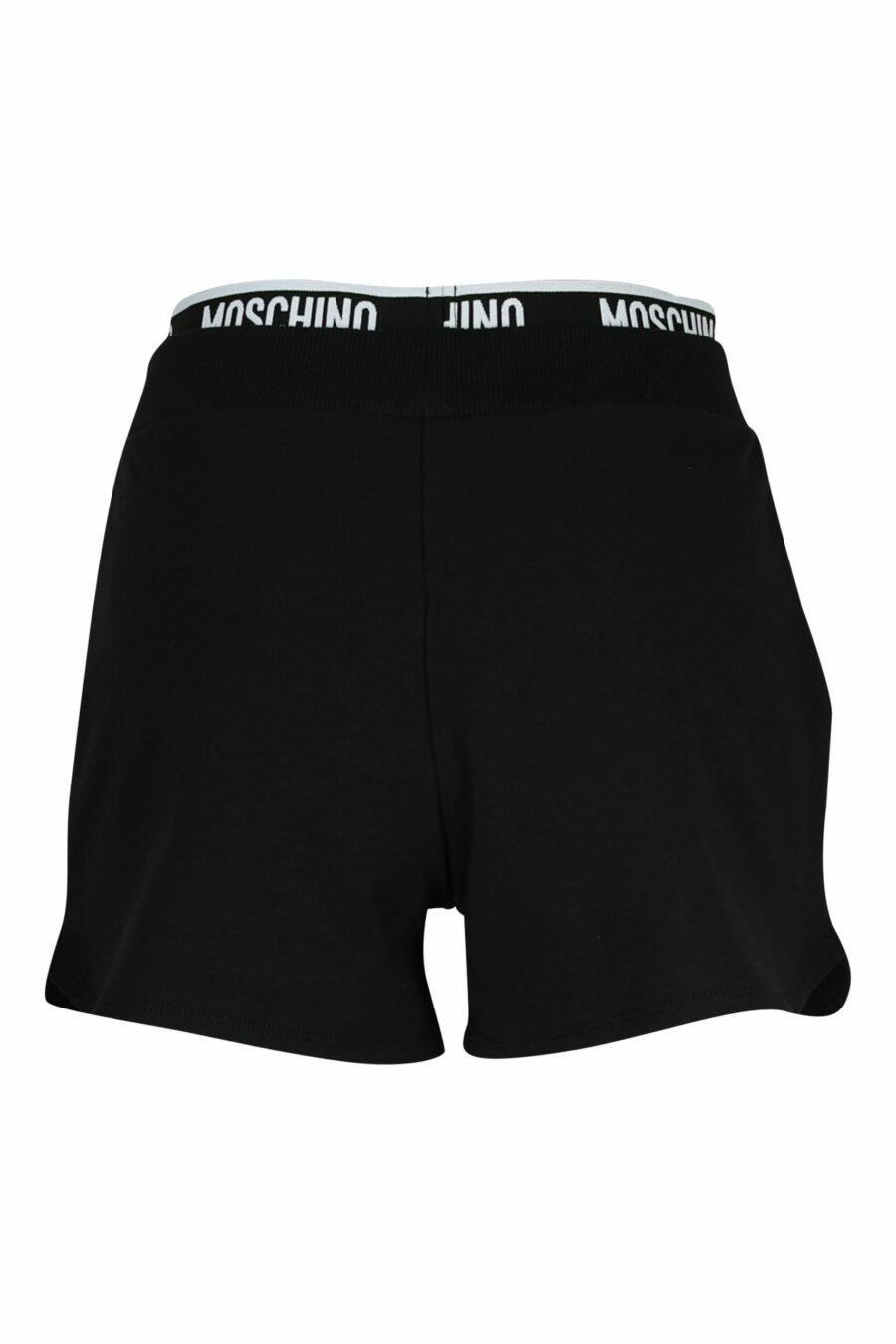 Shorts negros con logo en cinta en cintura blanco - 667113714882 1 scaled