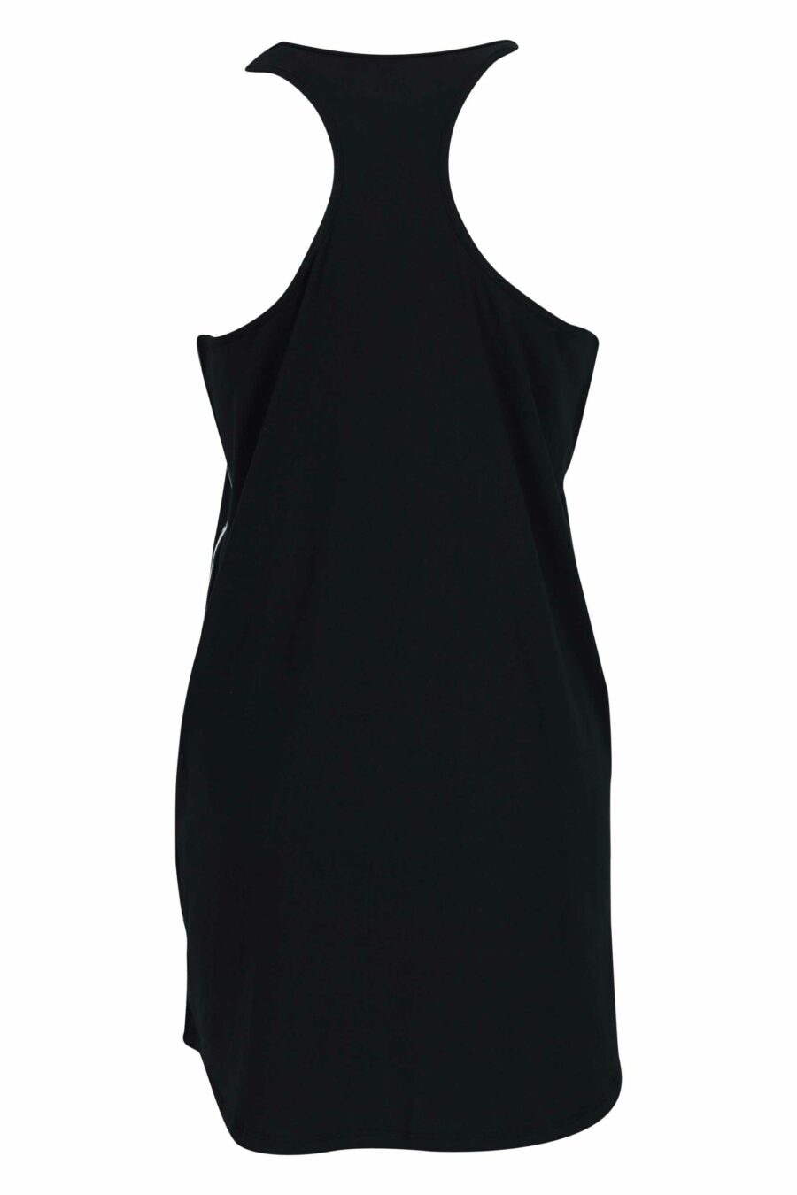 Black dress with monochrome mini-logo - 667113721200 1 scaled