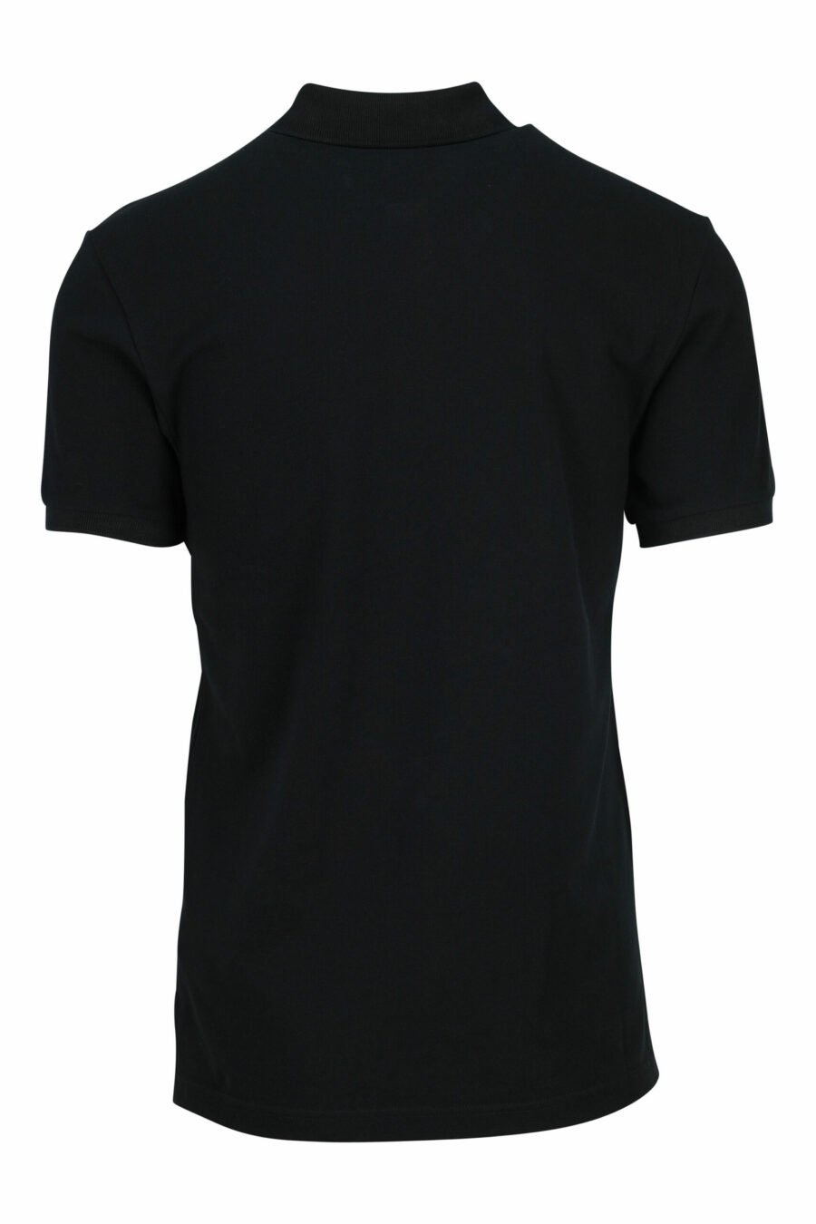 Schwarzes Poloshirt mit einfarbigem, quadratischem Logo - 667113765976 1 skaliert