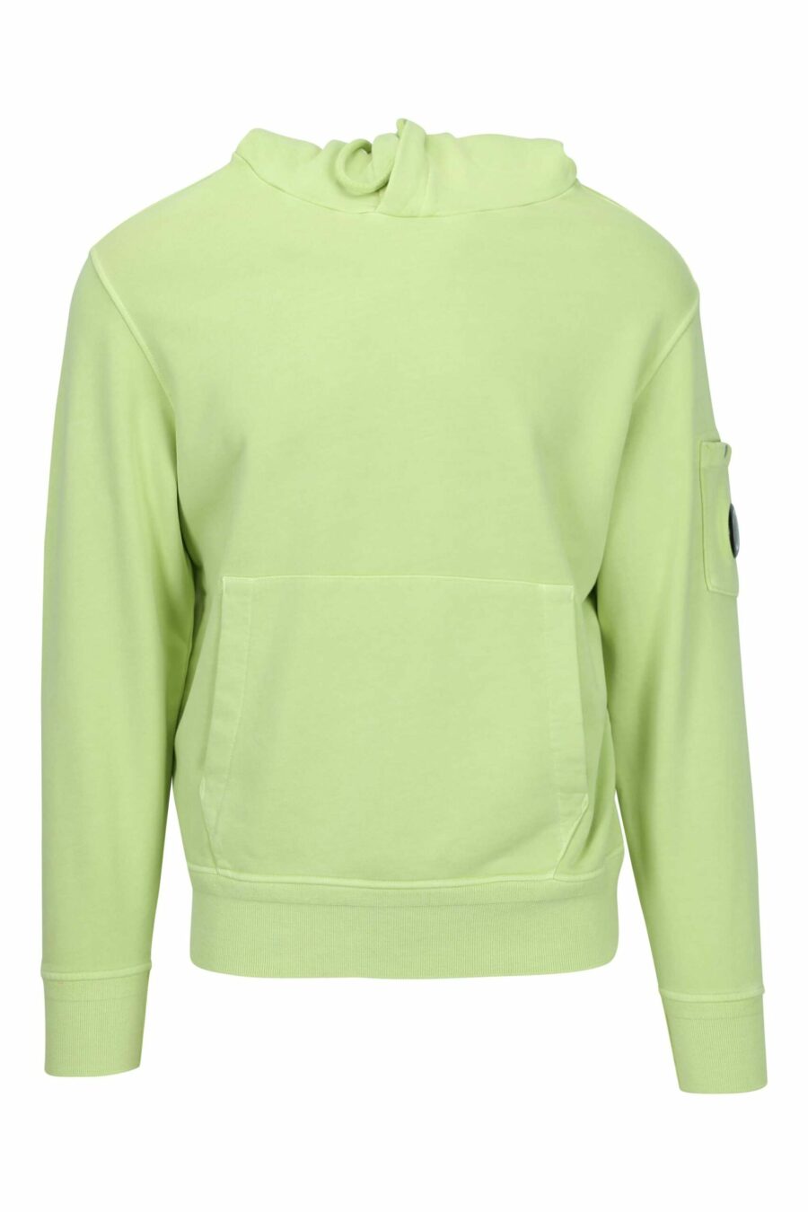 Sweat à capuche vert clair avec pochette pour lentille à logo miniature - 7620943677225 scaled
