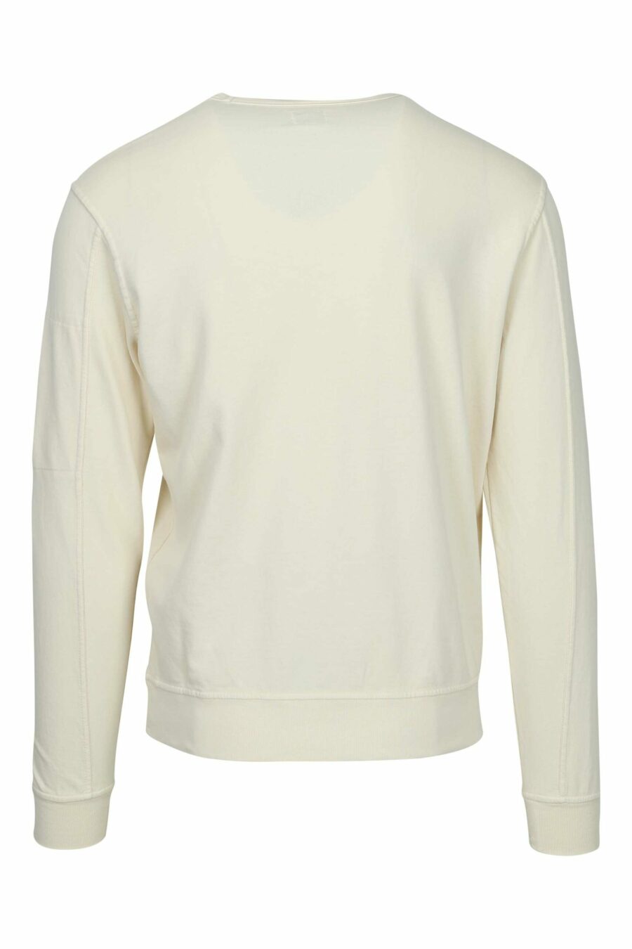 Beigefarbenes Sweatshirt mit Tasche und Mini-Logo-Linse - 7620943680911 2 skaliert