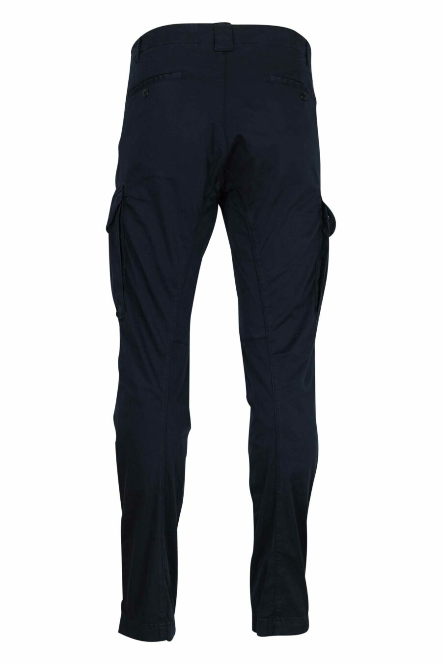 Pantalón azul oscuro estilo cargo con minilogo lente - 7620943717624 1 scaled