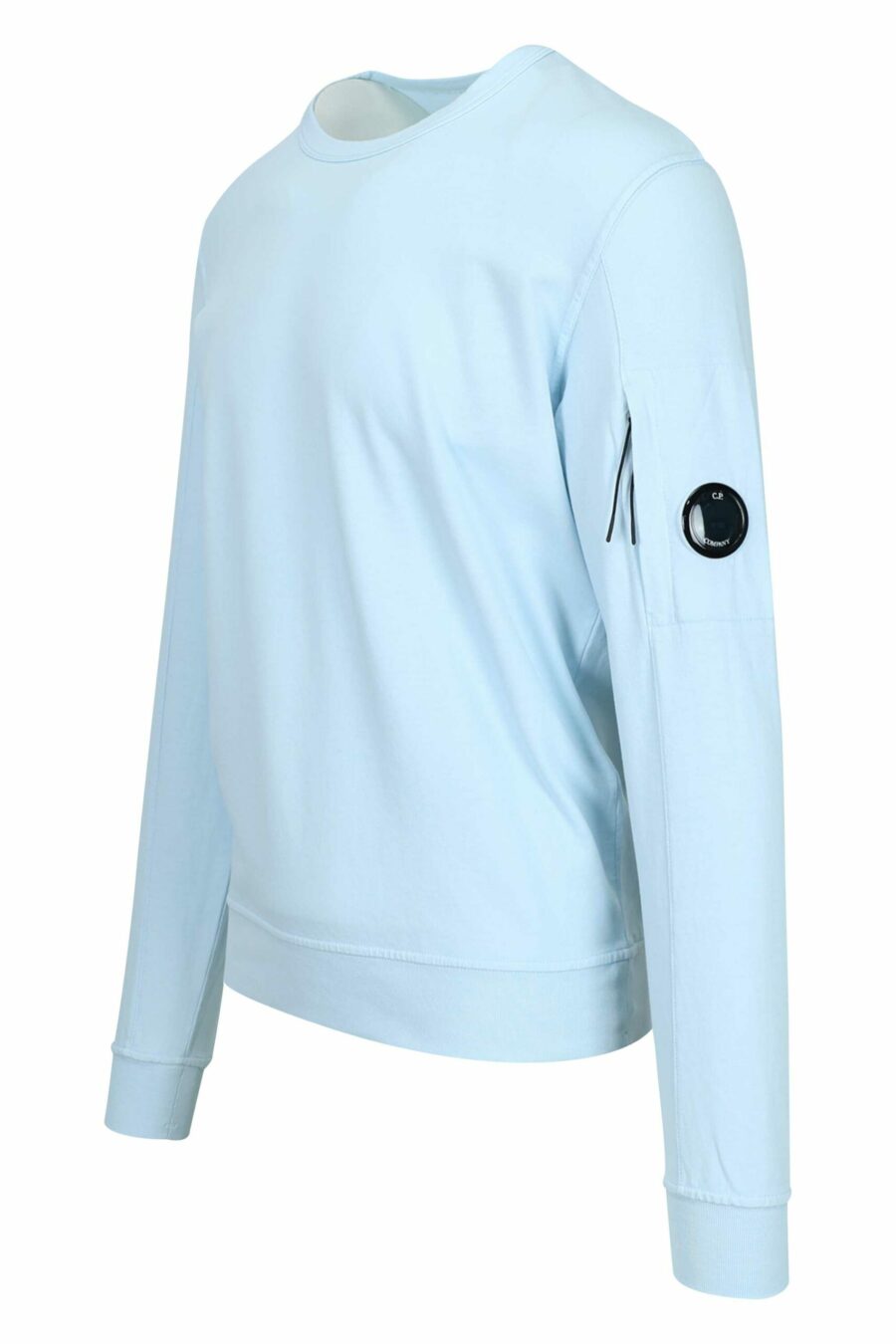 Sweat bleu clair avec poche et lentille mini-logo - 7620943745269 1 à l'échelle