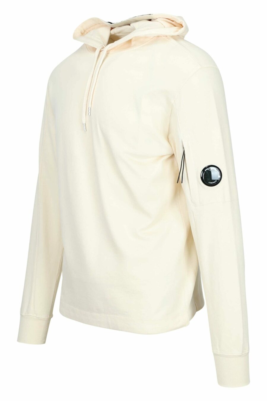 Sweat à capuche beige avec pochette pour lentille mini-logo - 7620943745757 1 à l'échelle