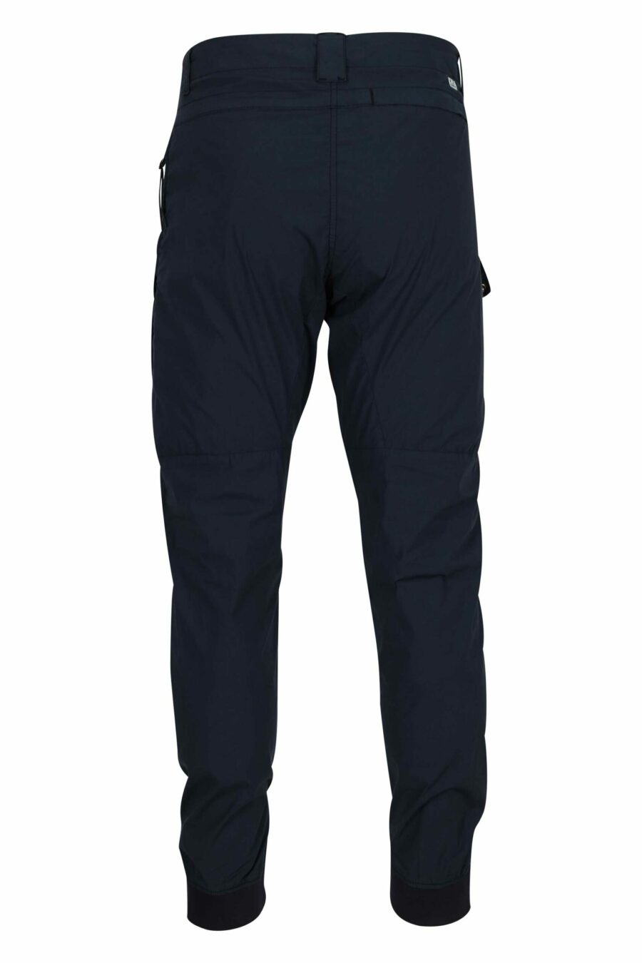 Pantalón azul oscuro con bolsillos frontales y minilogo lente - 7620943806397 1 scaled