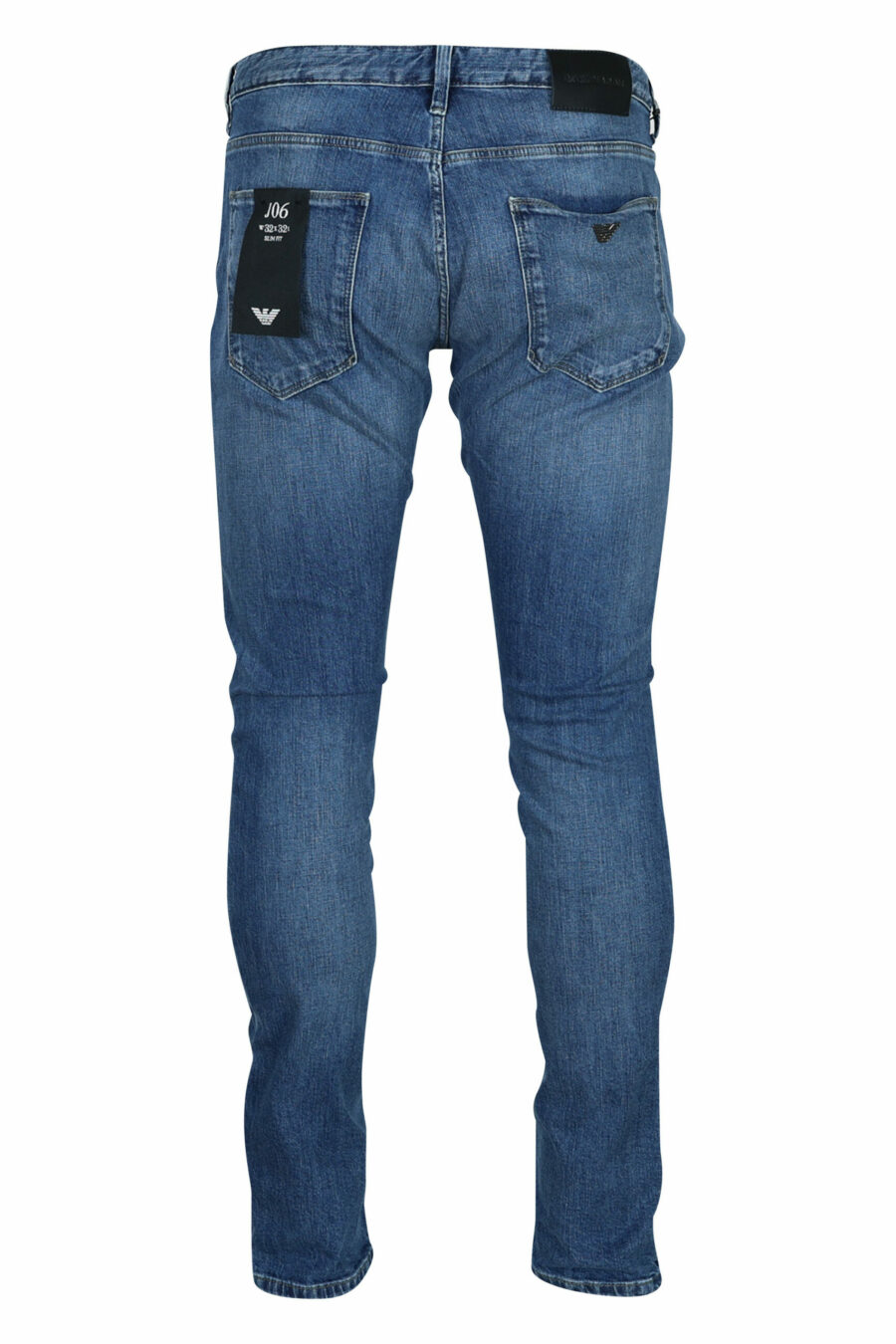Dark blue jeans with metal eagle mini logo - 8050232855383 1 scaled