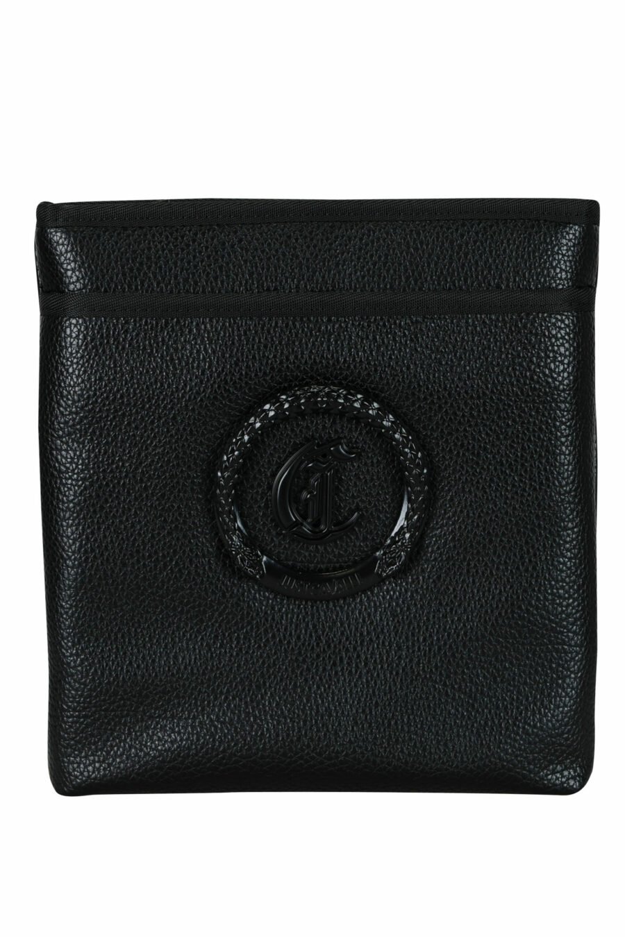 Black square crossbody bag with circular metal "c" logo - 8052672641281 scaled