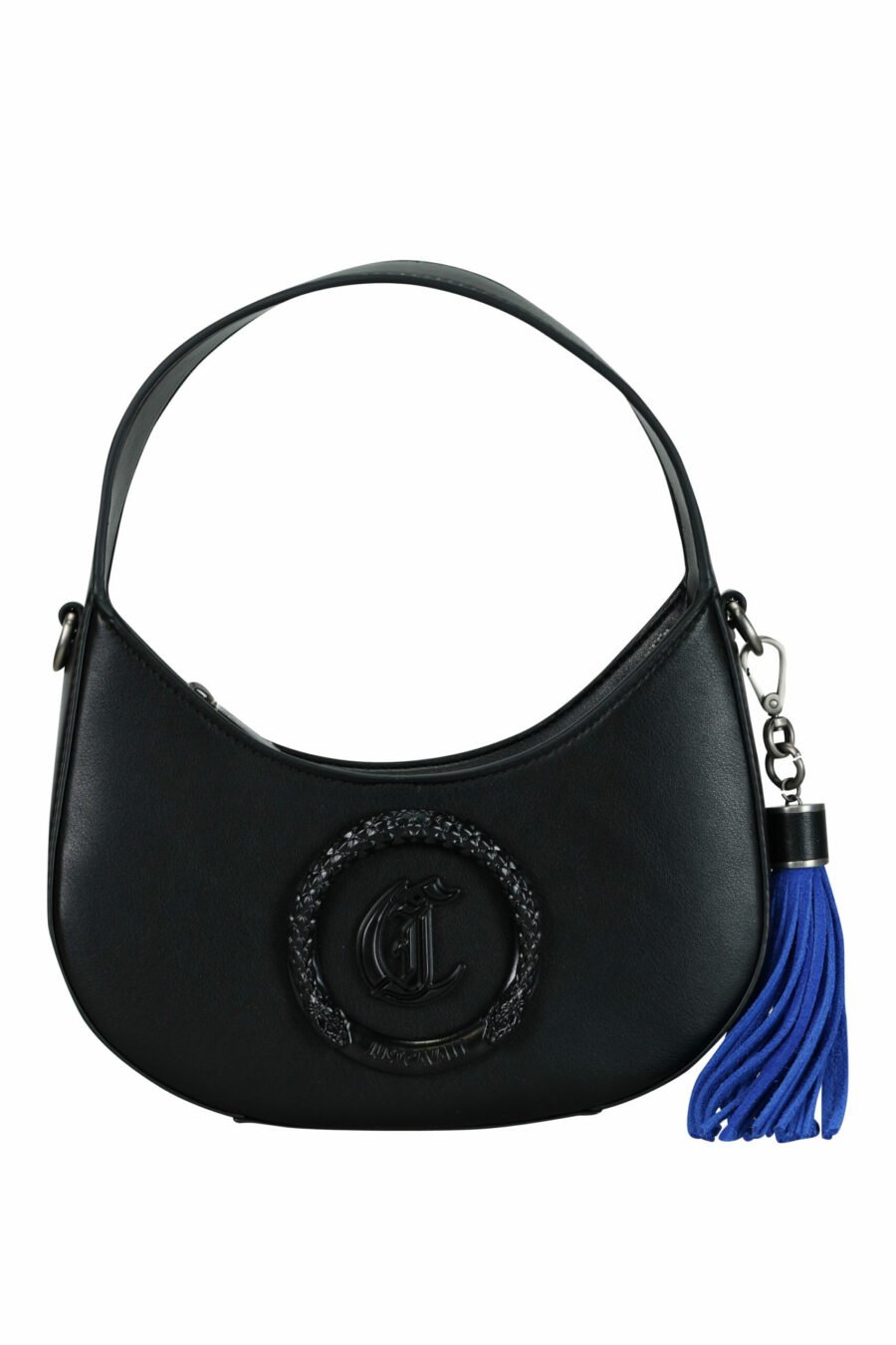 Black shoulder bag with monochrome circular "c" logo - 8052672642738 scaled
