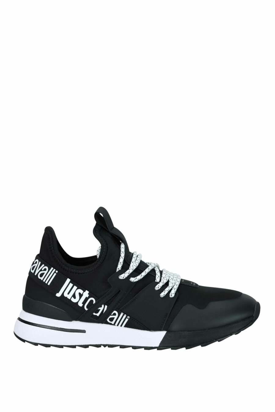 Black trainers with ribbon logo - 8052672738264 scaled