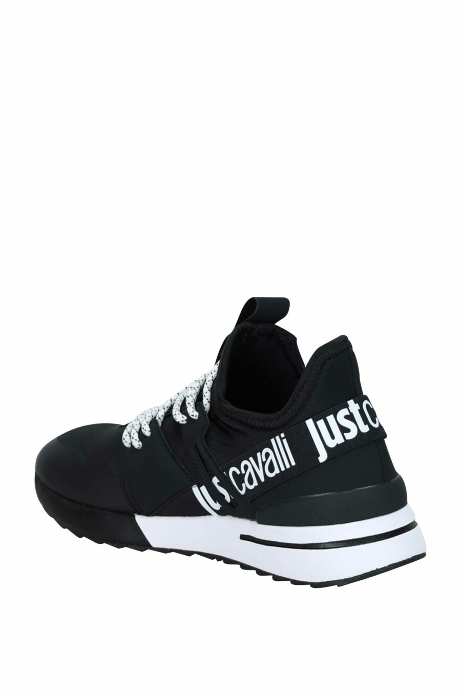 Black trainers with ribbon logo - 8052672738264 3 scaled