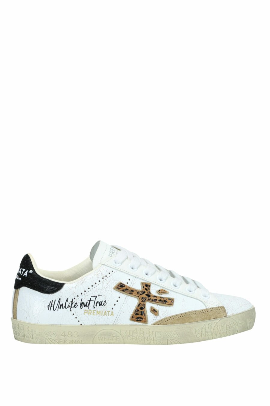 White trainers with leopard logo "Stevend 6660" - 8053680395715 scaled