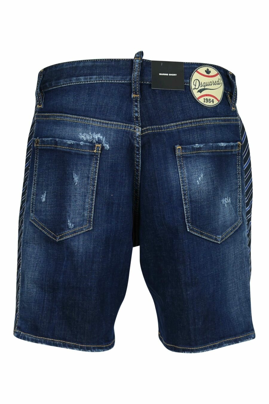 Blue denim shorts "marine short" - 8054148477691 2 scaled