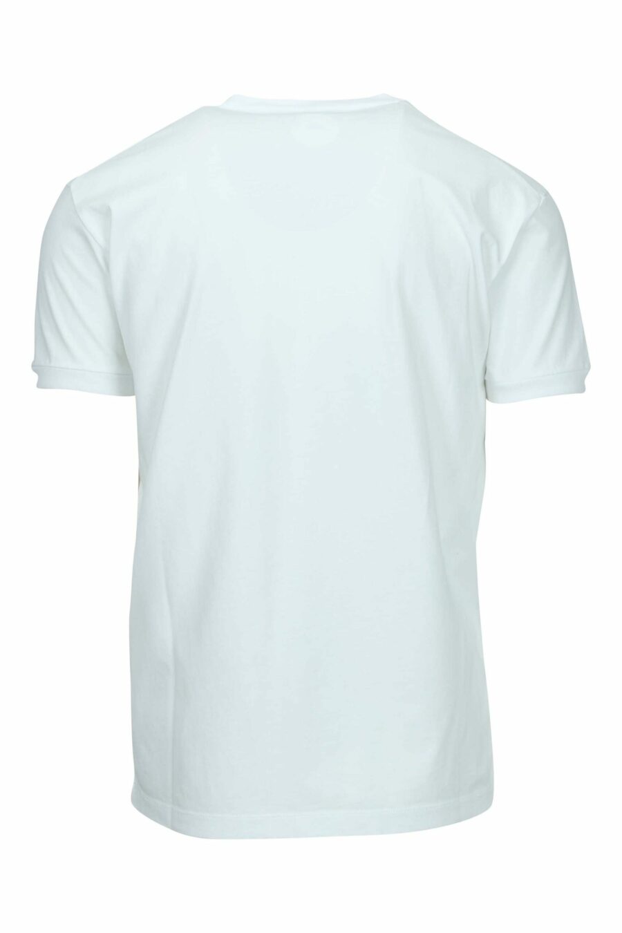 Weißes T-Shirt mit mehrfarbigem Graffiti-Maxilogo - 8054148570620 1 skaliert