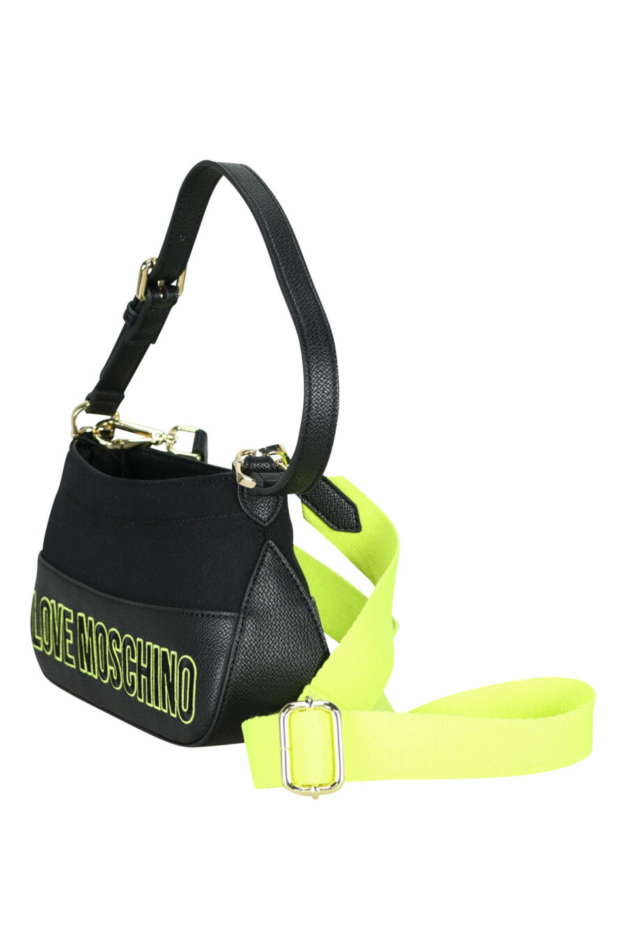 Shoulder bag with lime green maxilogo - 8054388070782 1 scaled