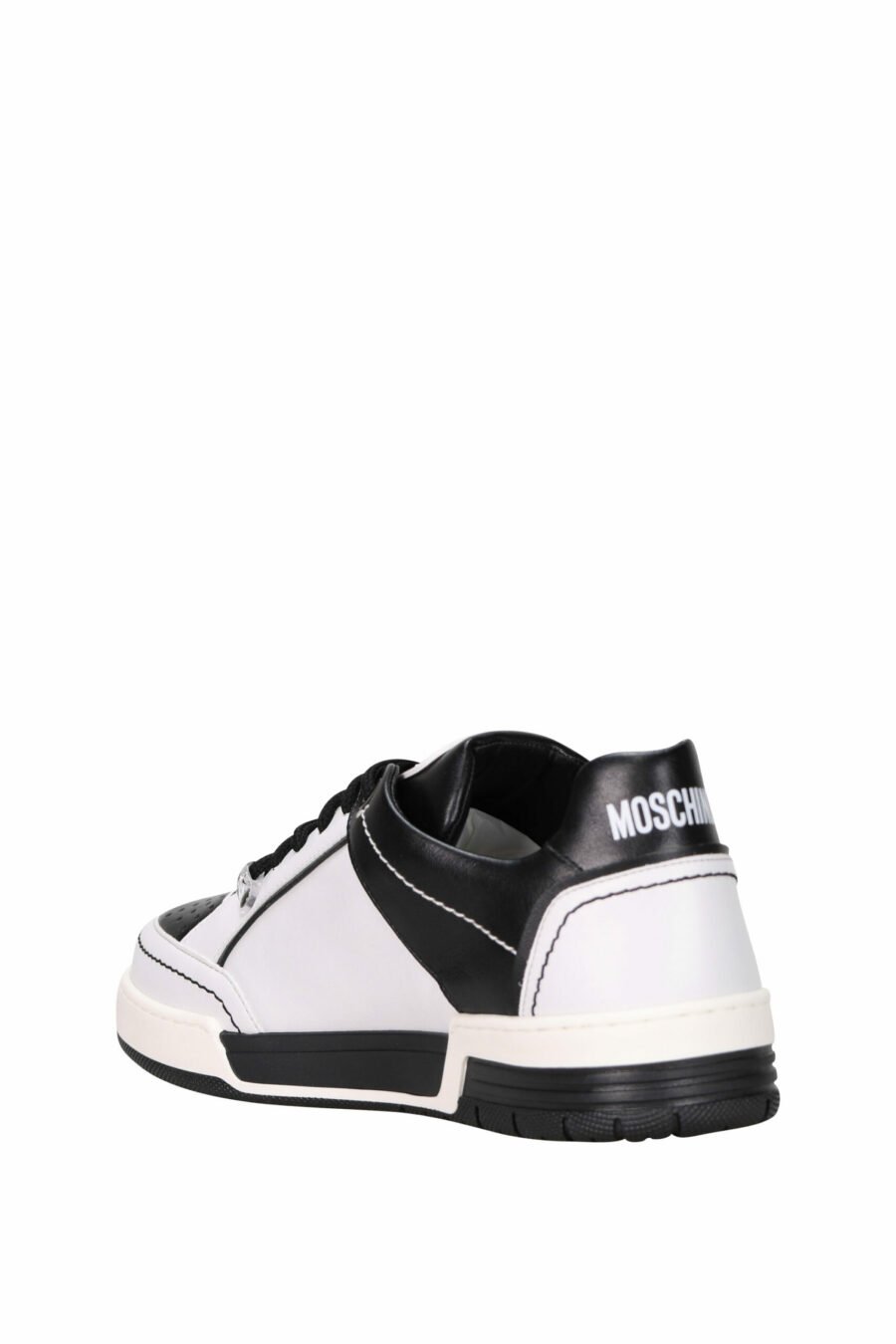 Zapatillas blancas con negras mix "kevin40" con minilogo - 8054388221115 3 scaled