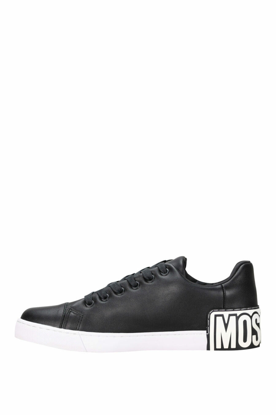 Black trainers "vulc25" with white sole and rubber logo on the back - 8054388585958 2 scaled