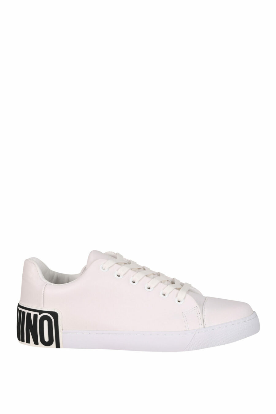 White trainers "vulc25" with black sole and rubber logo on the back - 8054388593519 scaled