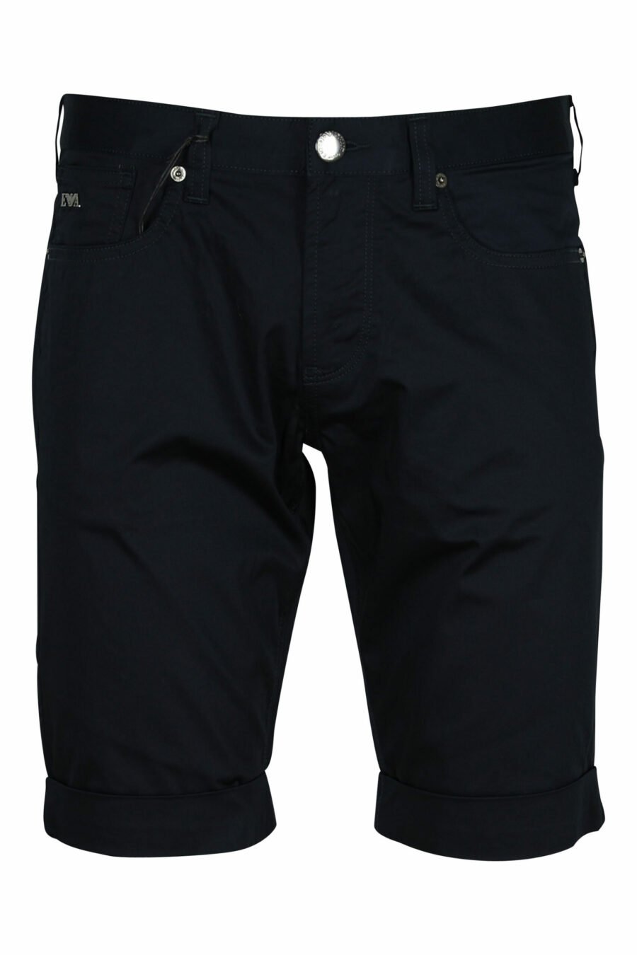 Pantalón corto azul oscuro con minilogo águila - 8057163567200 scaled