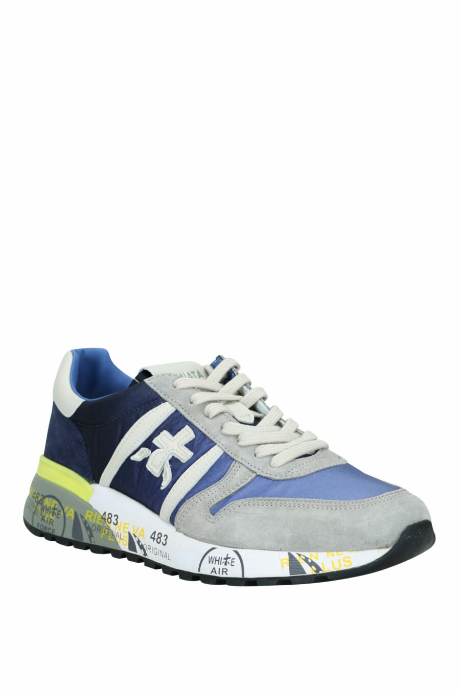 Blue trainers in degradé with grey "Lander 4587" - 8058325170603 1 scaled