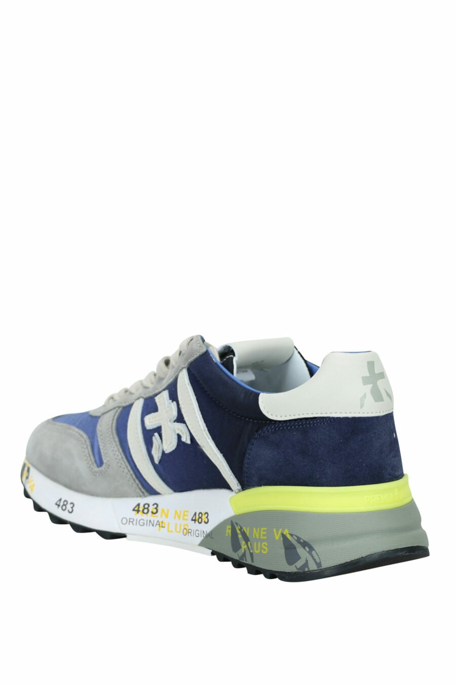 Blue trainers in degradé with grey "Lander 4587" - 8058325170603 3 scaled