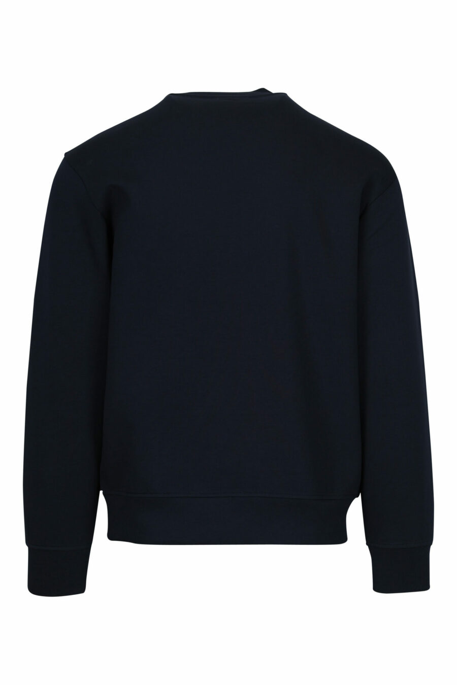 Dark blue sweatshirt with "emporio" maxilogo - 8058947979158 2 scaled