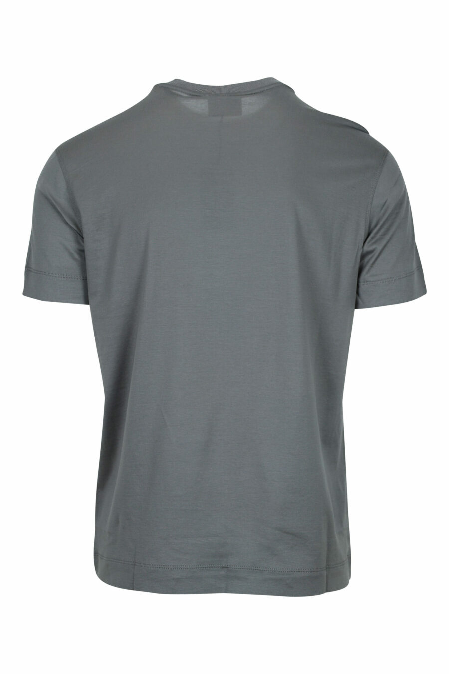T-shirt gris avec maxilogo "emporio" - 8058947987238 1 à l'échelle