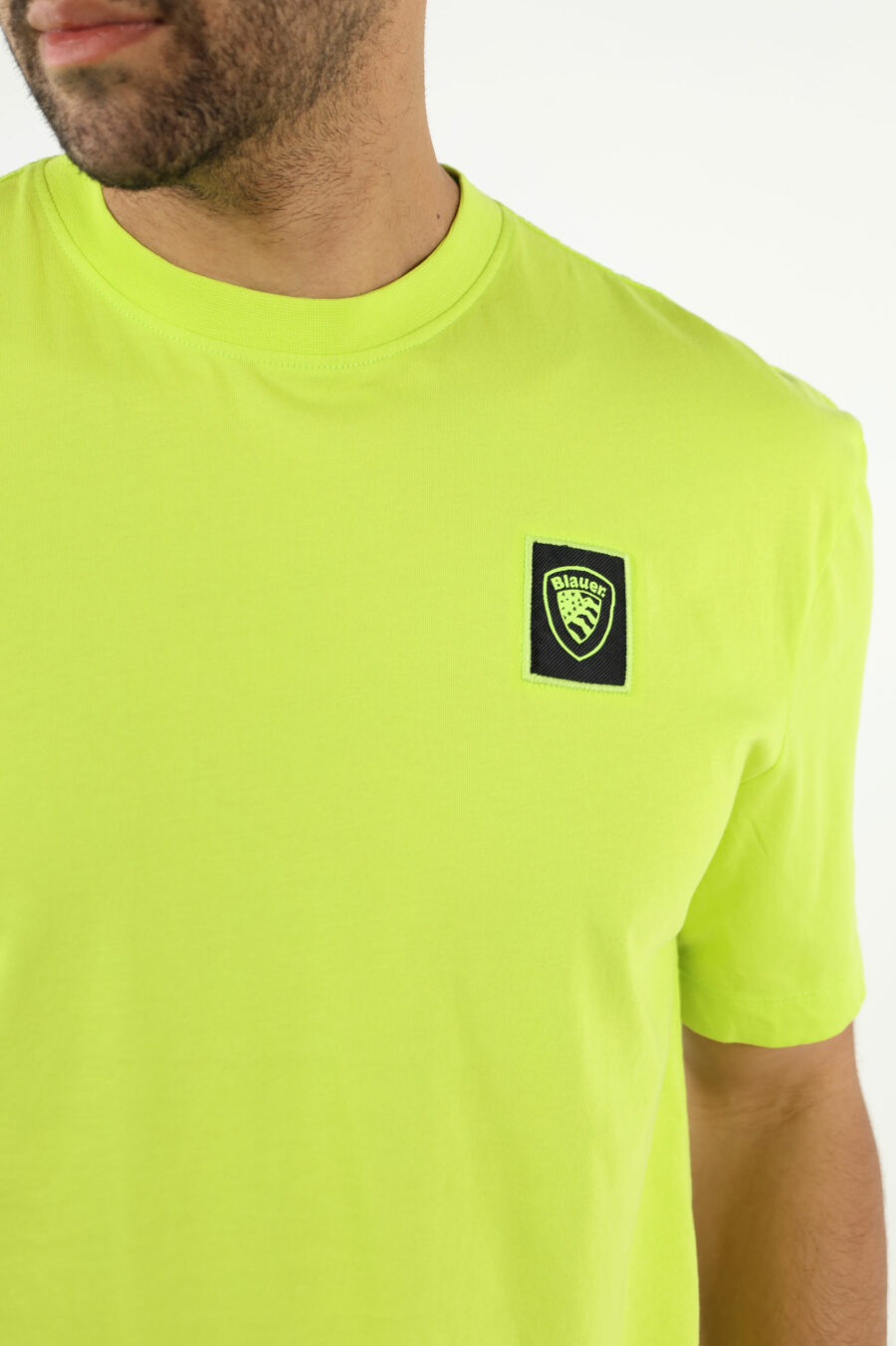 Yellow T-shirt with mini logo shield - 111131