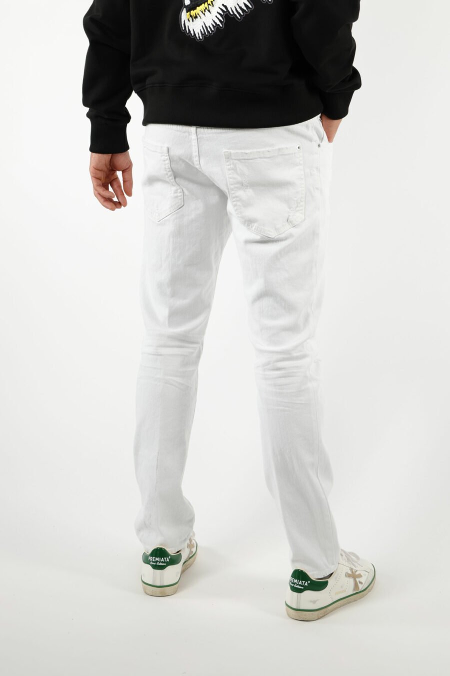 Pantalón vaquero blanco "skater jean" - 111245