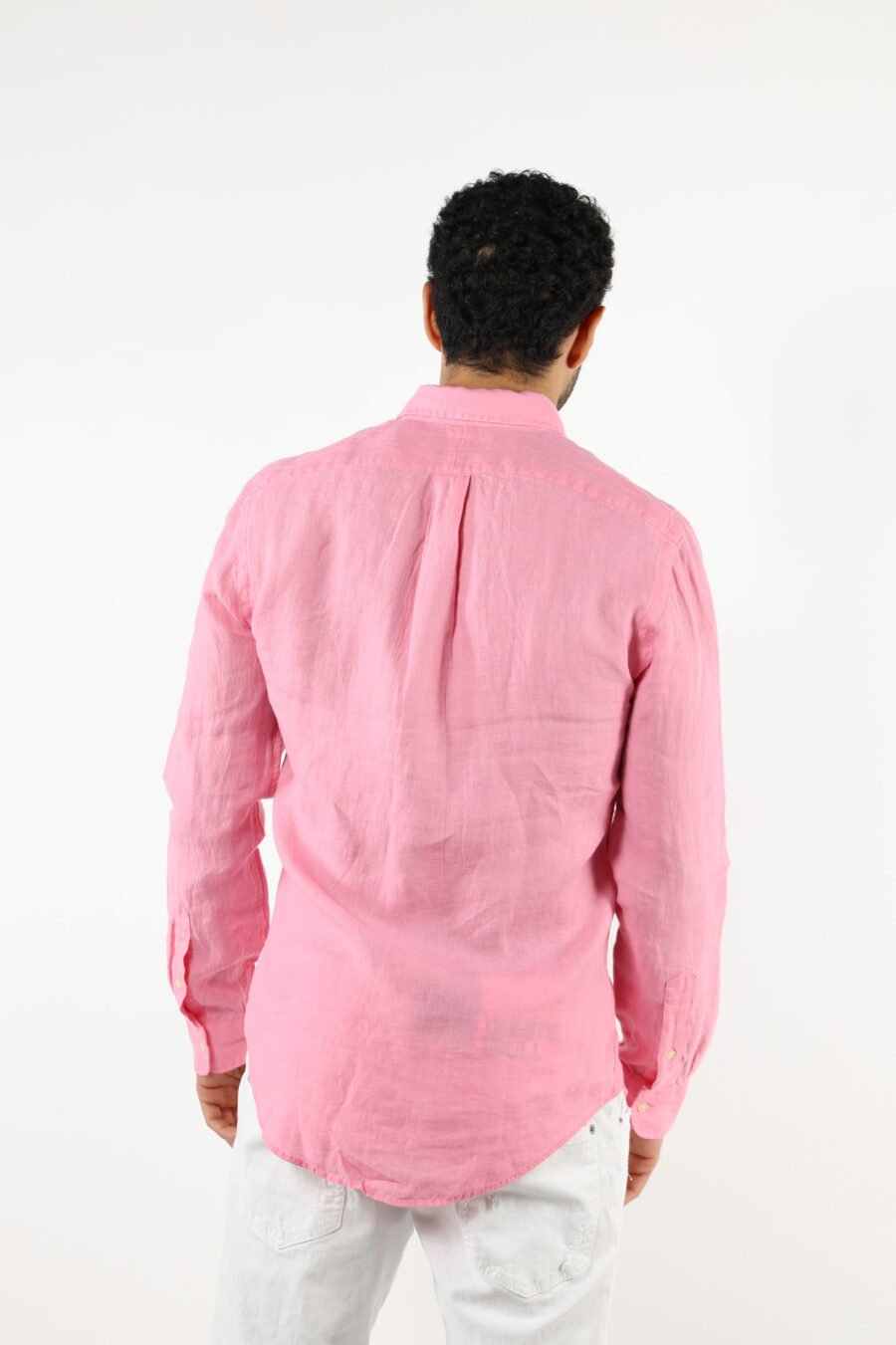 Chemise rose avec mini-logo "polo" - 111271