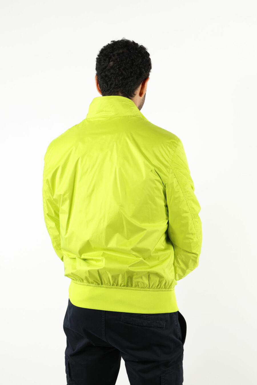 Yellow jacket with side zip and logo - 111449