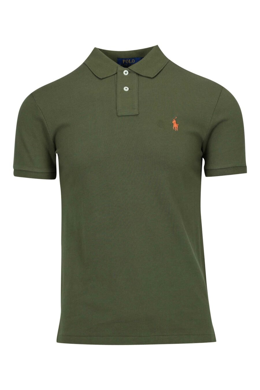 Dark green polo shirt with mini-logo "polo" - 3616411864093