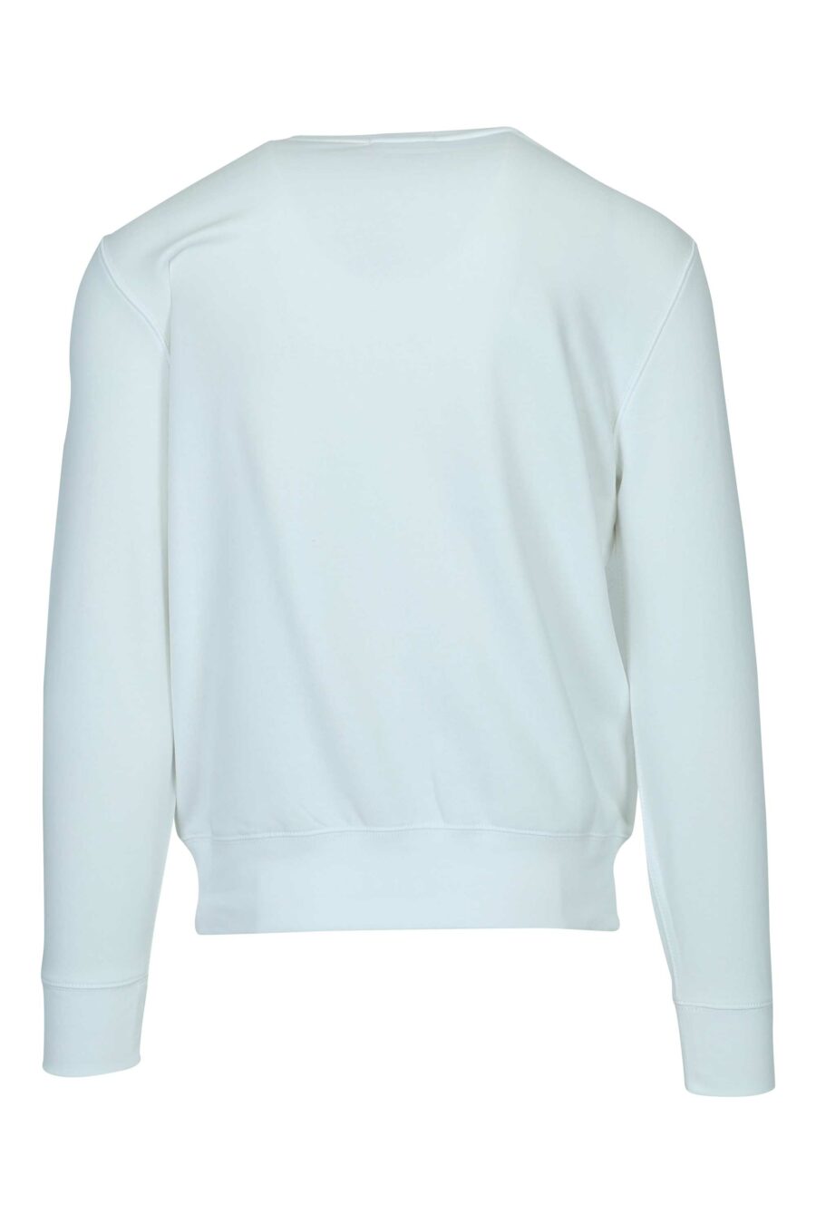 White sweatshirt with maxilogo "polo bear" - 3616536084239 1