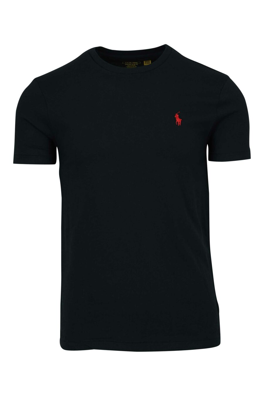 T-shirt noir avec mini-logo "polo" - 5045018254620