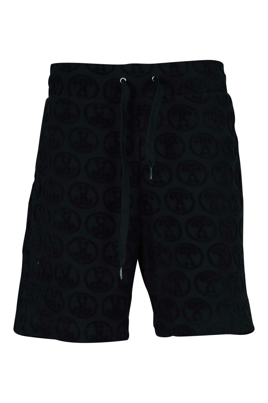 Pantalón corto negro "all over logo" doble pregunta - 667113684130