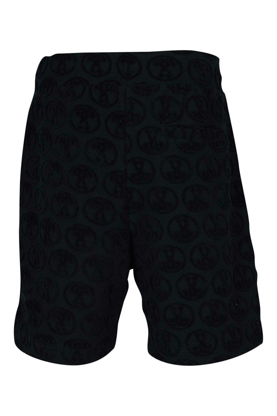 Pantalón corto negro "all over logo" doble pregunta - 667113684130 1