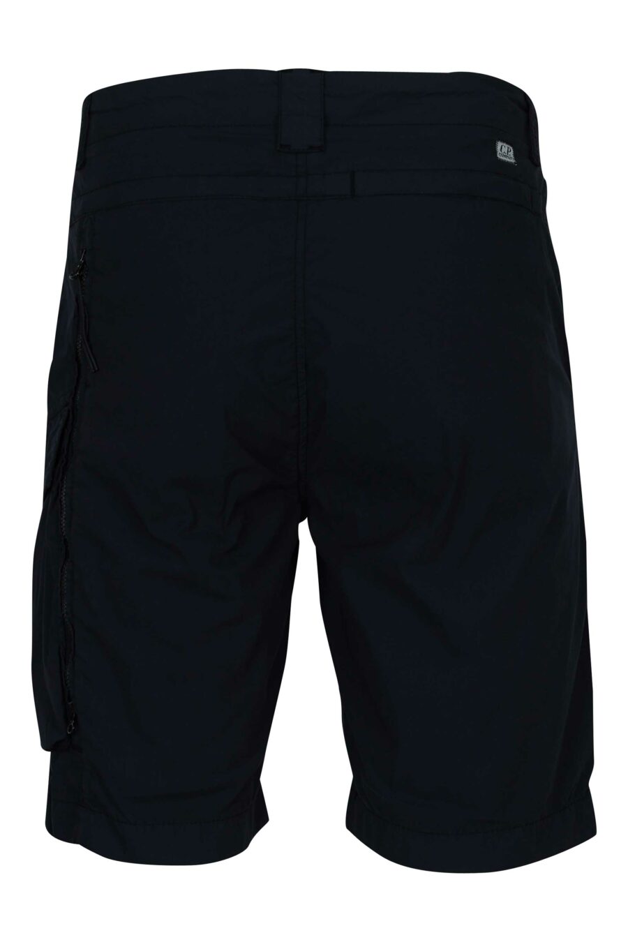 Pantalón corto midi azul oscuro con minilogo lente - 7620943786507 1