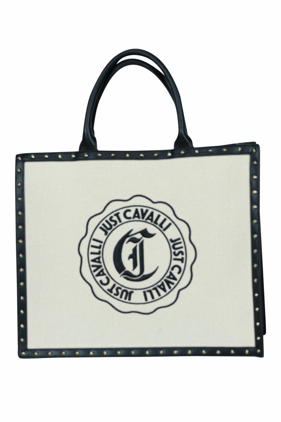 Tote bag black with circular "c" logo - 8052672642431