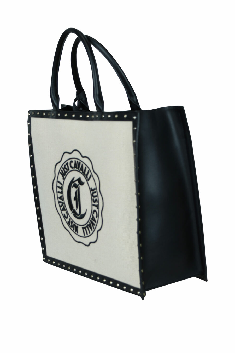 Tote bag black with circular "c" logo - 8052672642431 1