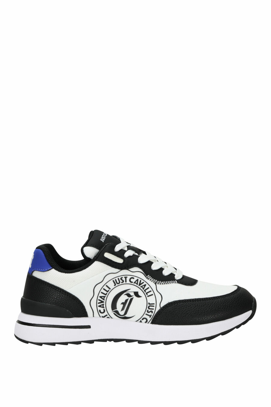 Zapatillas negras con logo circular "c" blanco y suela blanca - 8052672738400