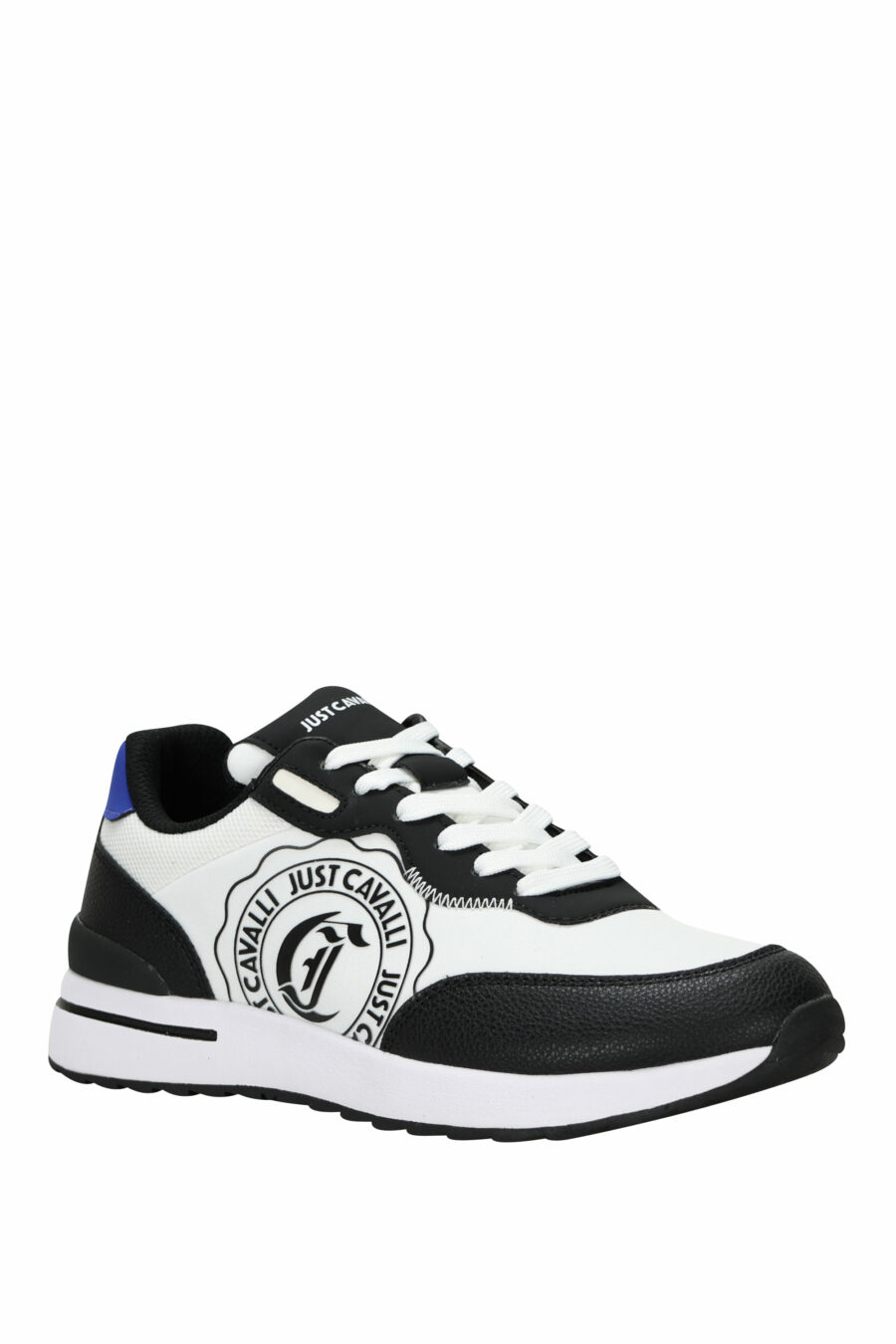 Zapatillas negras con logo circular "c" blanco y suela blanca - 8052672738400 1