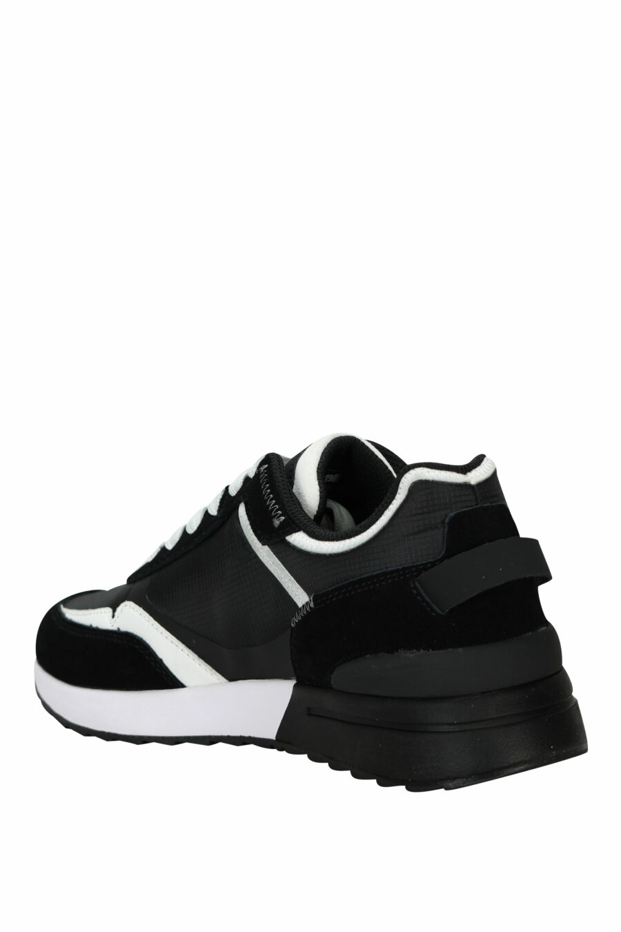 Zapatillas negras con blanco y minilogo circular "c" blanco - 8052672738479 3