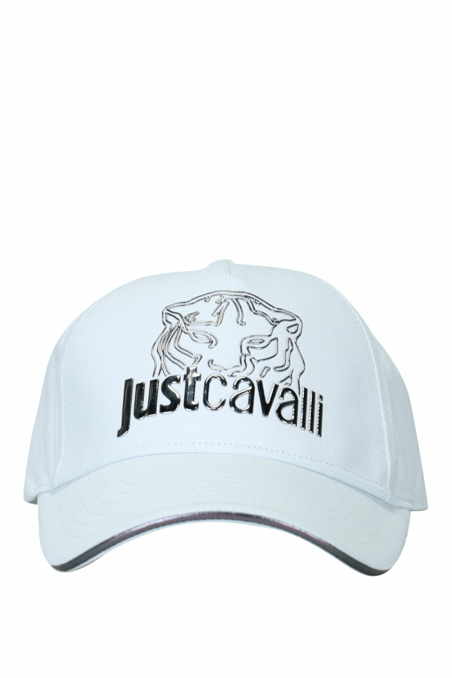 White cap with silver tiger logo - 8052672742308