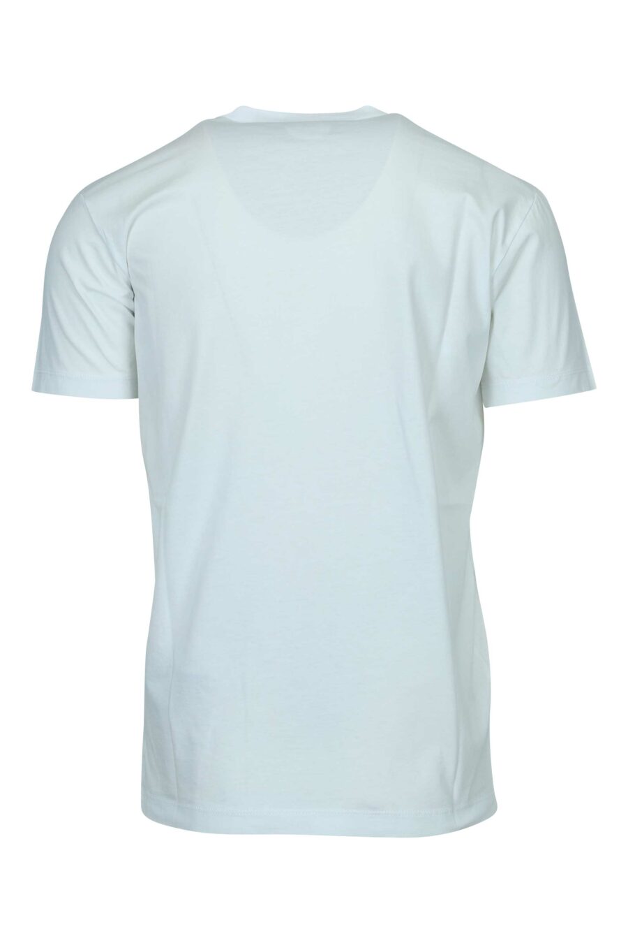 Weißes T-Shirt mit mehrfarbigem Retro-Maxilogo - 8054148447434 1 2