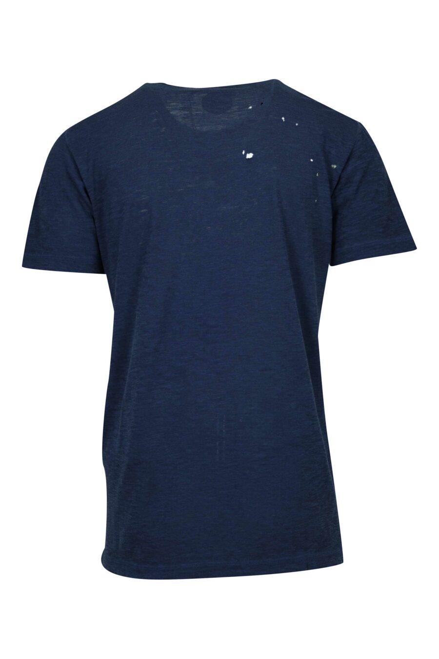 Camiseta azul oscura con minilogo "milano" - 8054148453664 1