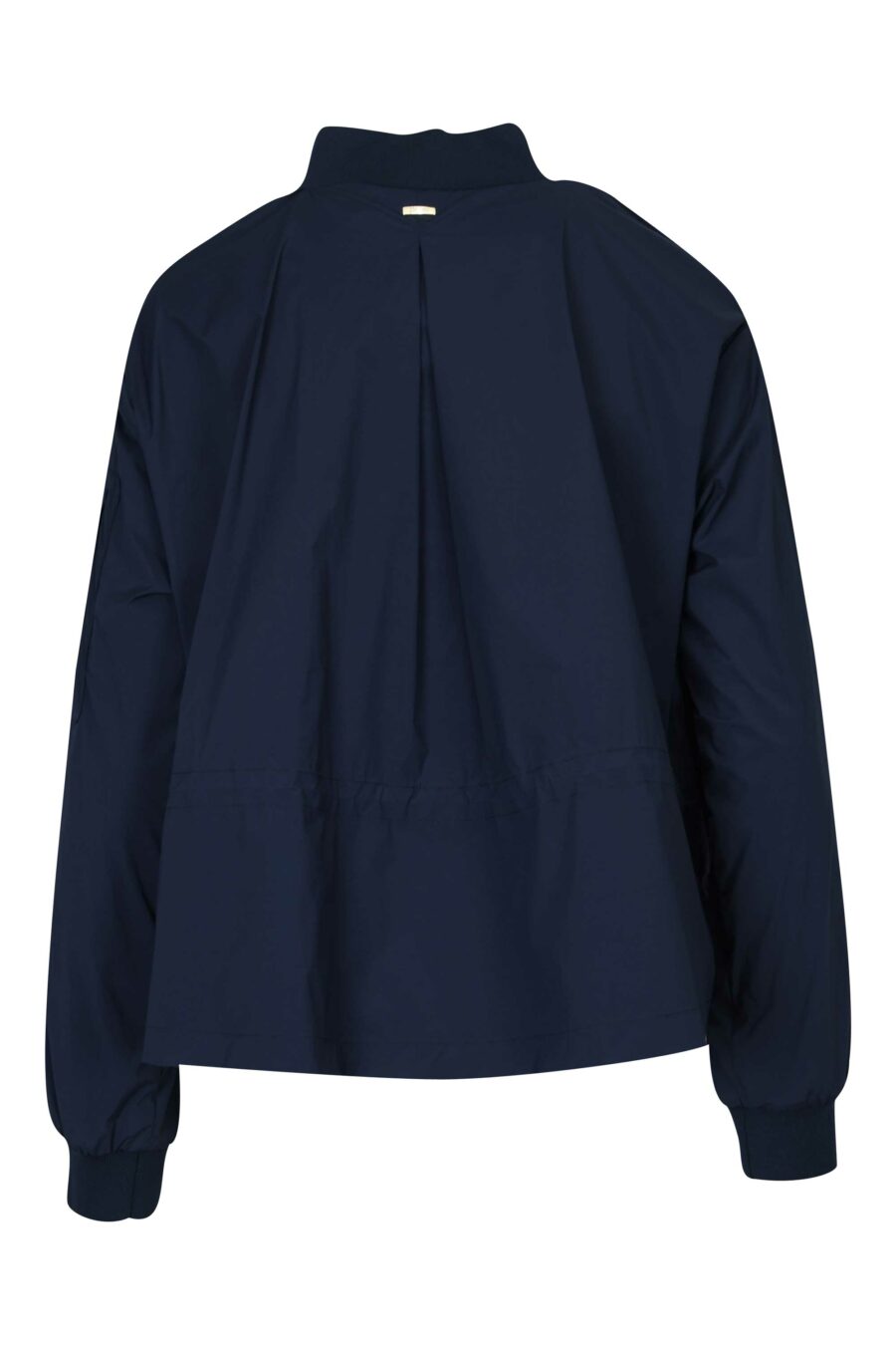 Blaue gewebte Jacke mit Mini-Logo - 8055721982335 1