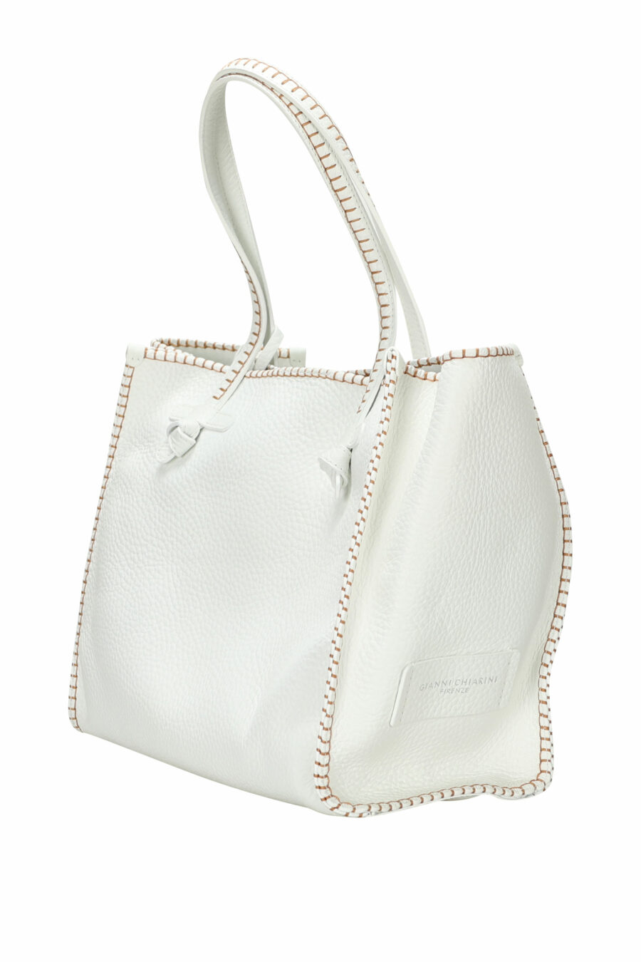 Shopper bag "Marcella" white and minilogo - 8057145900445 1
