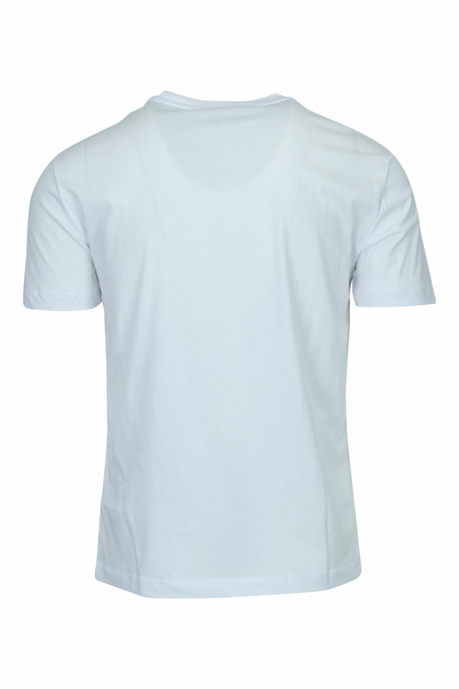 White T-shirt with "lux identity" maxilogo in gradient - 8057970673118 1