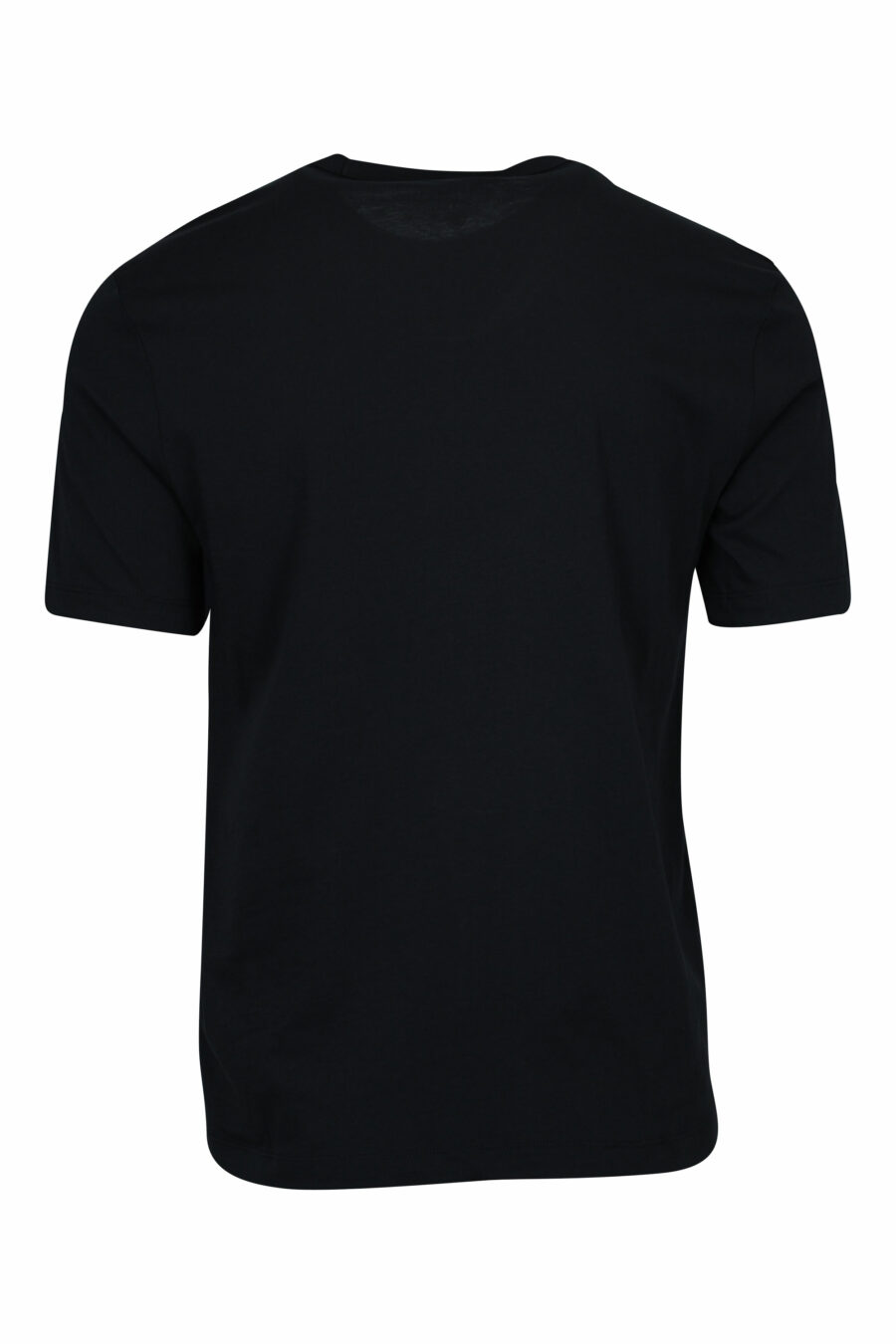 Camiseta negra con maxilogo monocromático centro - 8058610799021 1