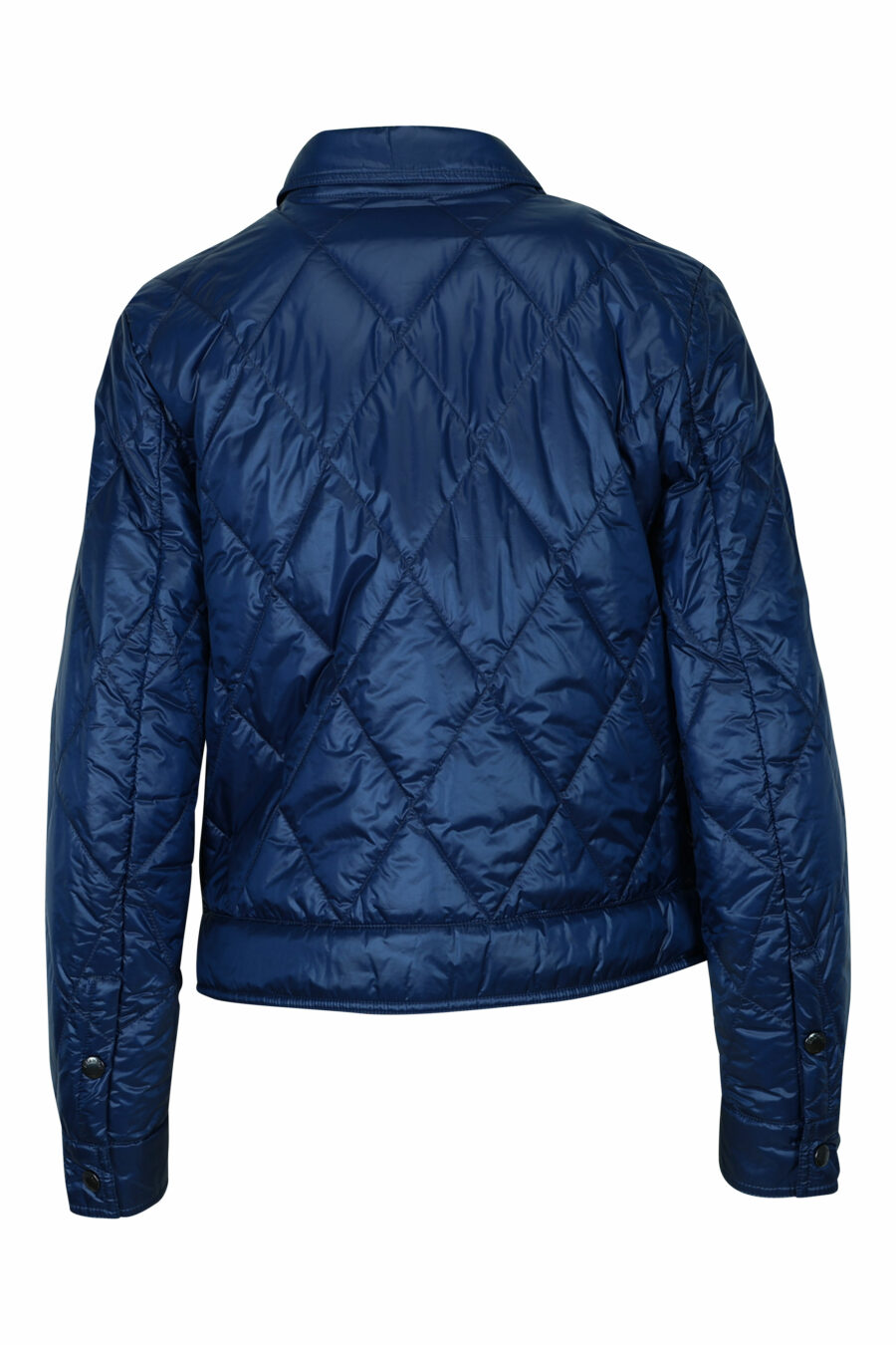 Blue jacket with wavy lines and logo side patch - 8058610804732 1