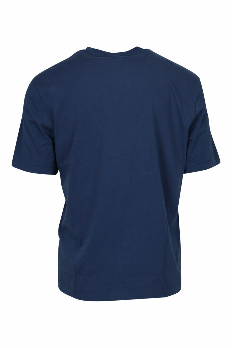 Camiseta azul con minilogo escudo bordado - 8058610829575 2